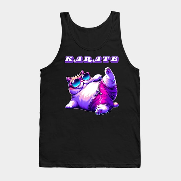 Karate cat Tank Top by NightvisionDesign